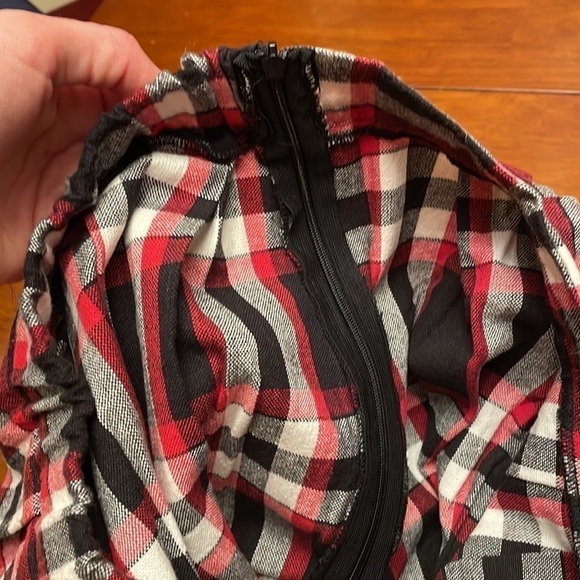 𝅺red Plaid Flannel Checker Skirt - Picture 7 of 9